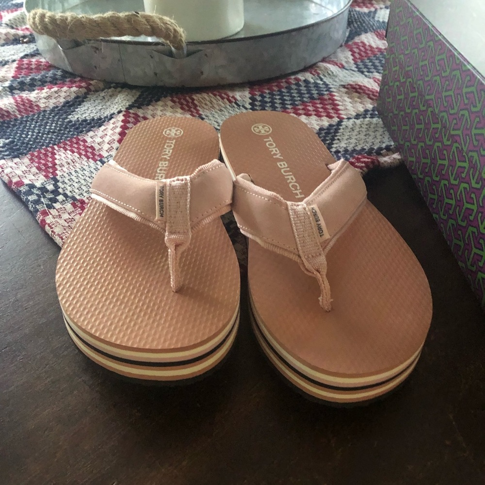 Brand new Tory Burch Flip Flops